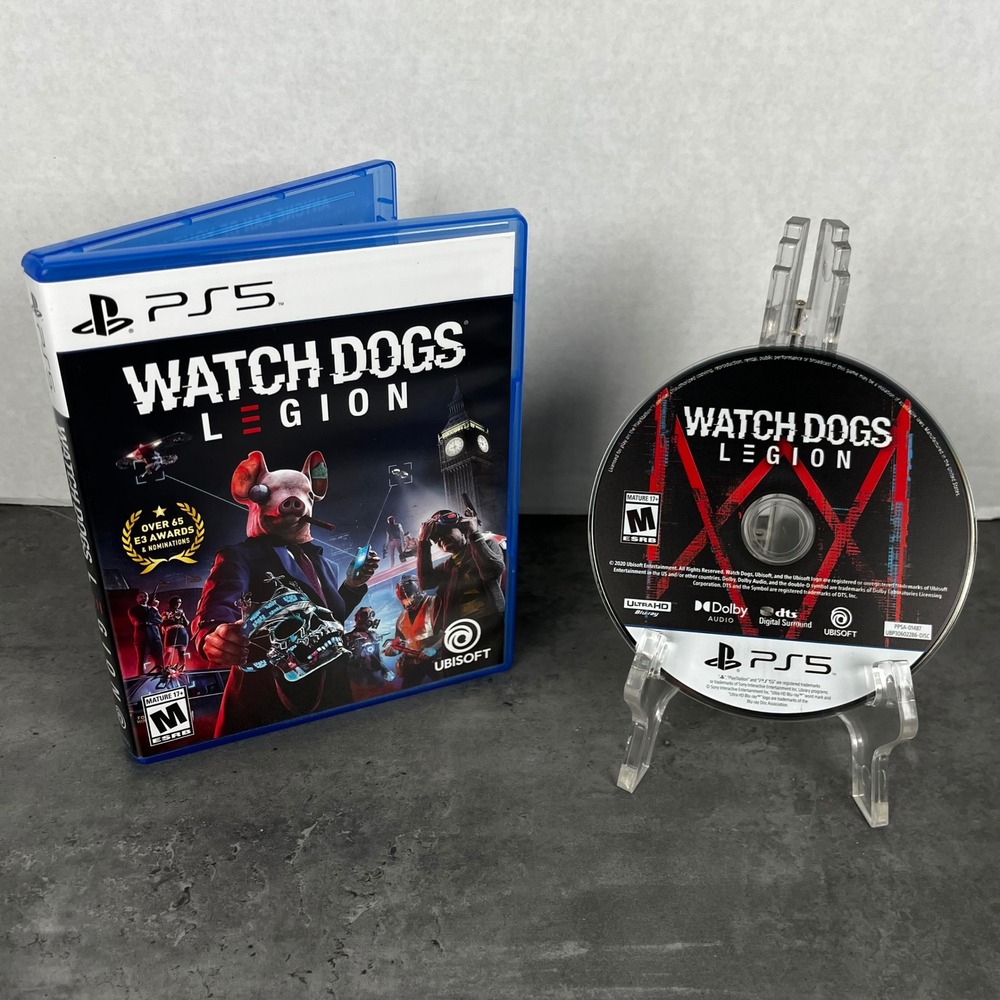 Watch Dogs Legion Sony PlayStation 5 PS5 Ubisoft Action Adventure Game‎ Disc